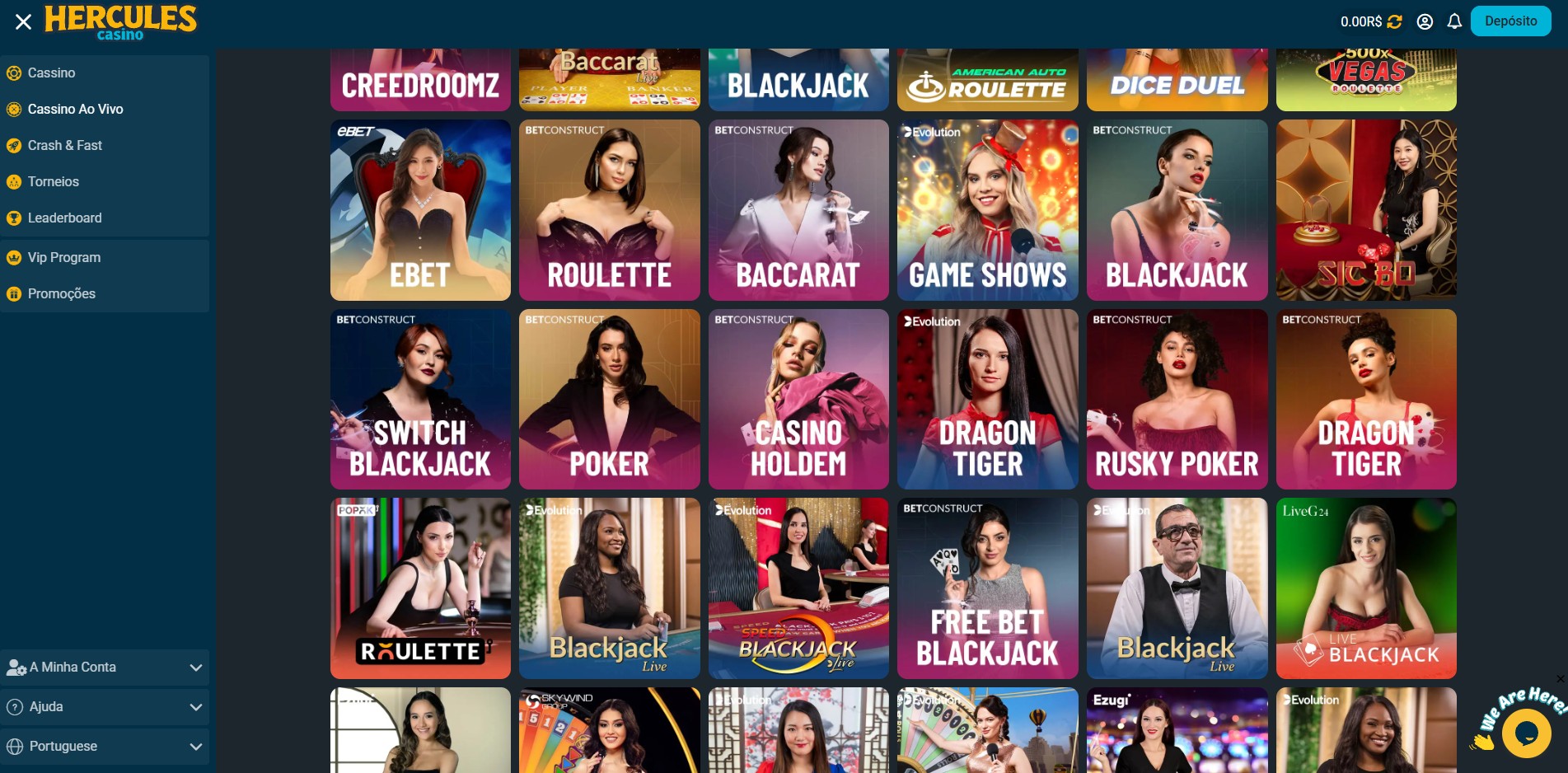 Herculescasino Screenshot 2
