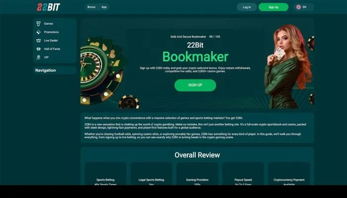 22Bit Casino Review Header