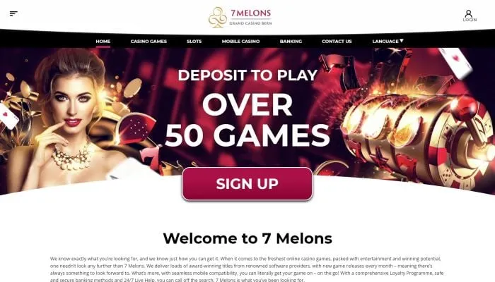7 Melons Casino Review Header