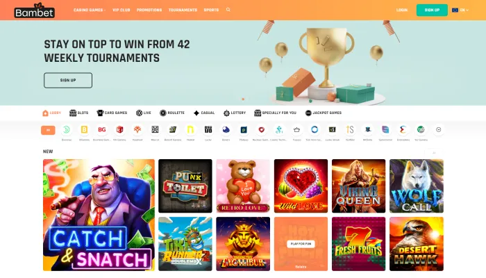 Bambet Casino Review Header