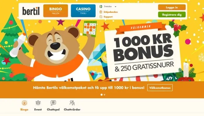 Bertil Casino Review Header