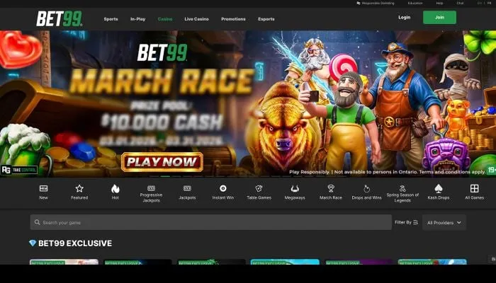 BET99 Casino Review Header