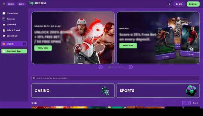 BetPlays Casino Review Header