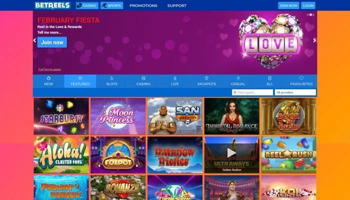 Betreels Casino Review Header