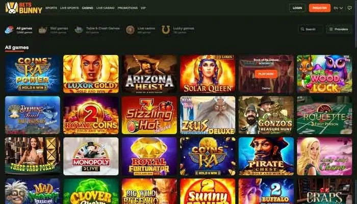 Bets Bunny Casino Review Header