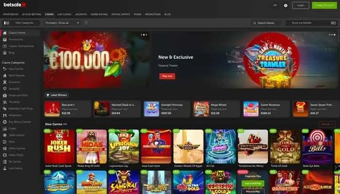 Betsafe Casino Review Header