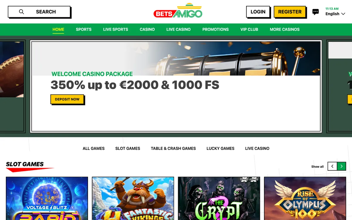 Betsamigo Casino Review Header
