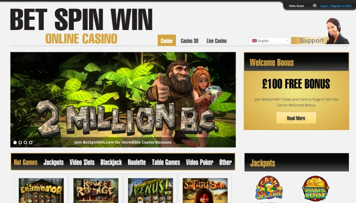Betspinwin Casino Review Header