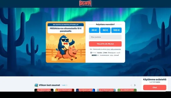 Bigwin Casino Review Header
