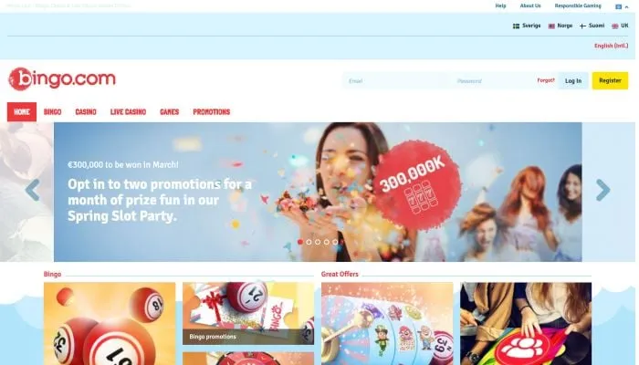 Bingo.com Casino Review Header