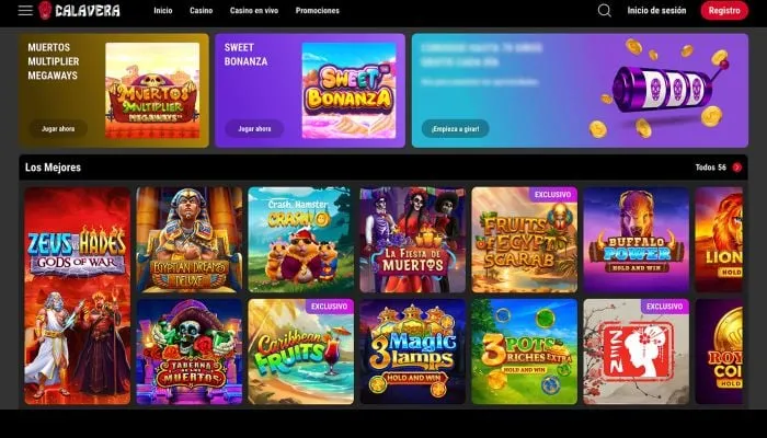 Calavera Bet Casino Review Header