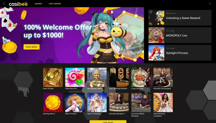 Casibee Casino Review Header