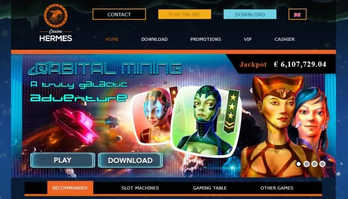 Casino Hermes Review Header