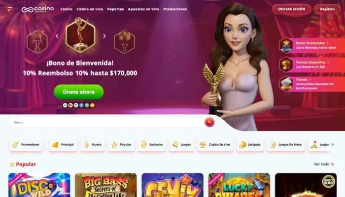 Casino Infinity Review Header