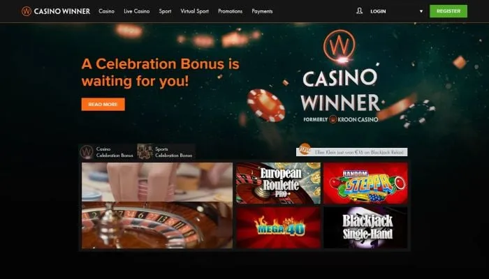 Casino Winner Review Header