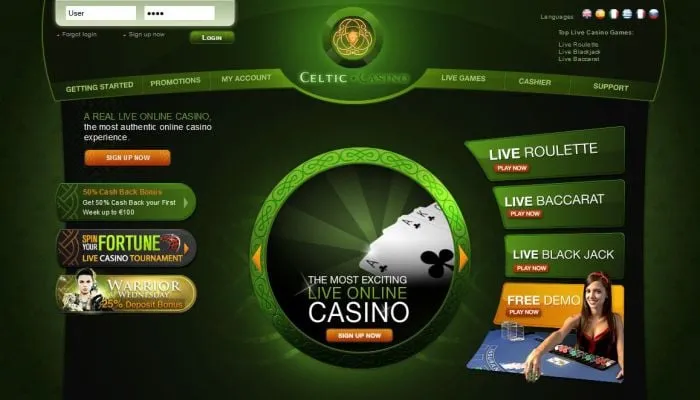 Celtic Casino Review Header