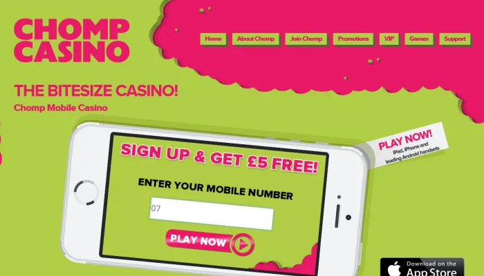 Chomp Casino Review Header
