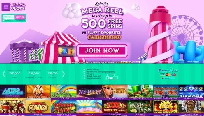 Fair Ground Slot Casino Review Header