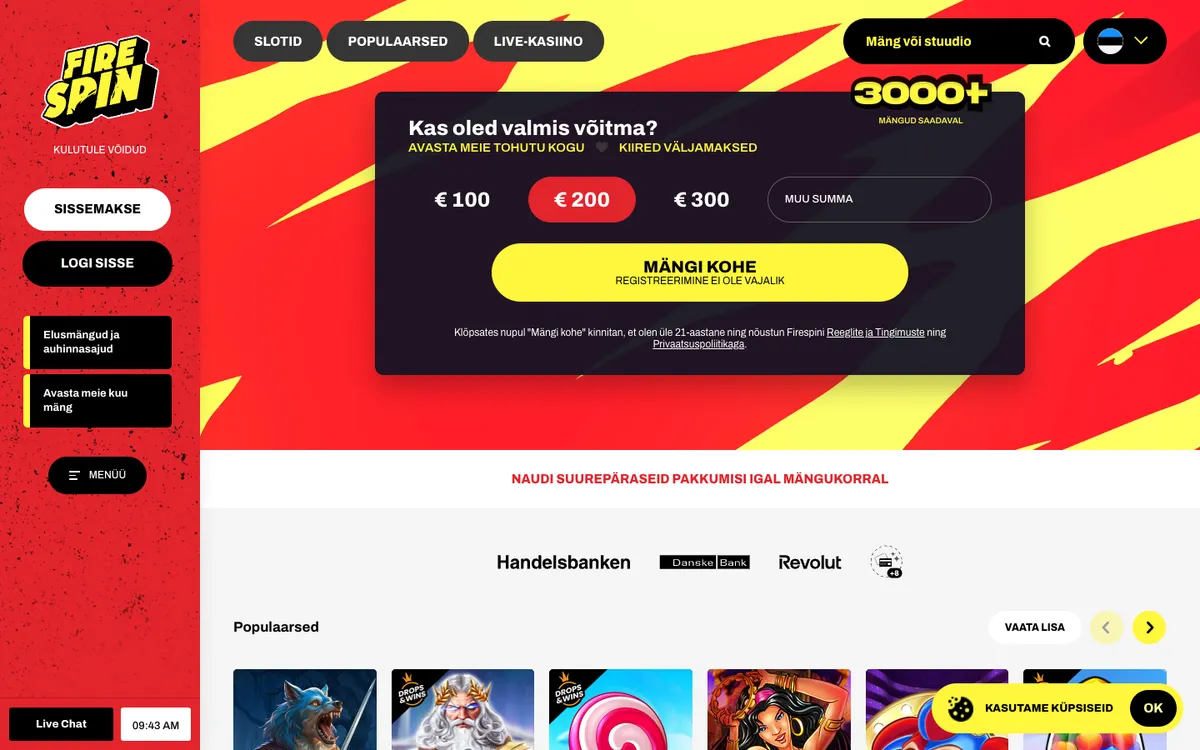 Firespin Casino Review Header