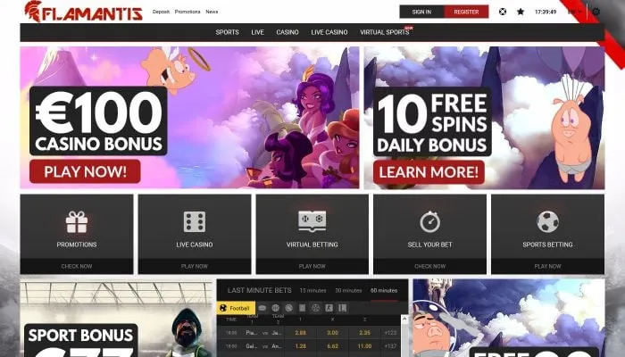 Flamantis Casino Review Header