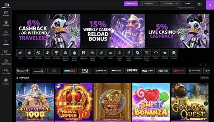 Freespinz Casino Review Header