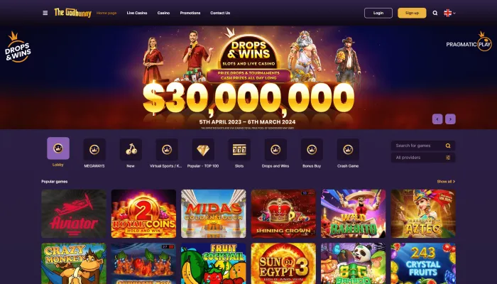 Godbunny Casino Review Header