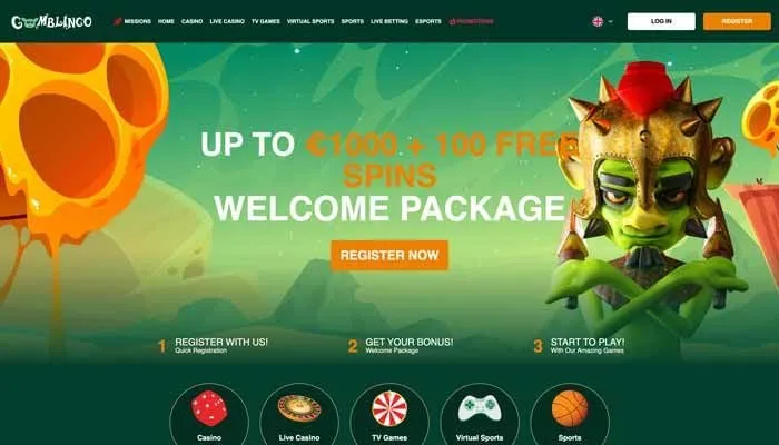Gomblingo Casino Review Header