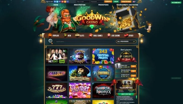 GoodWin Casino Review Header