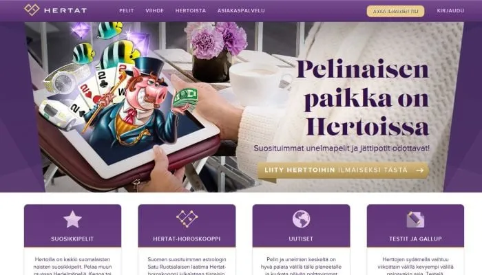 Hertat Casino Review Header