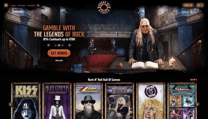 House of Spades Casino Review Header