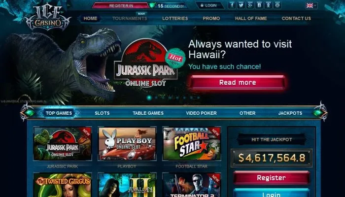 IceCasino Review Header