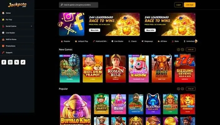Jackpota Casino Review Header
