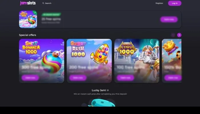 Jamslots Casino Review Header