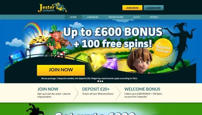 Jester Jackpots Casino Review Header