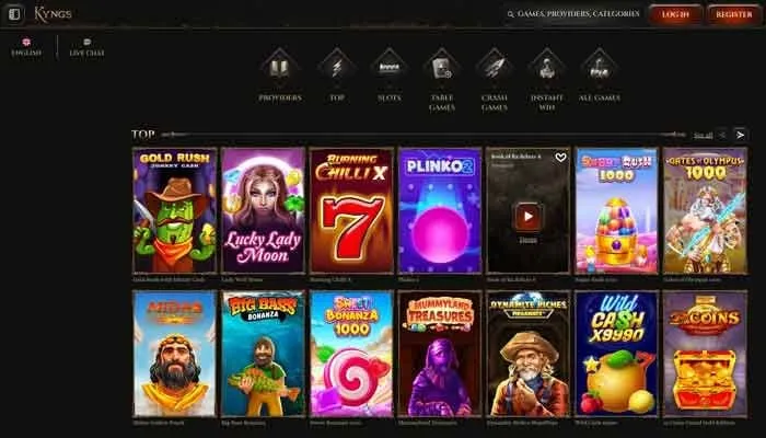 Kyngs Casino Review Header
