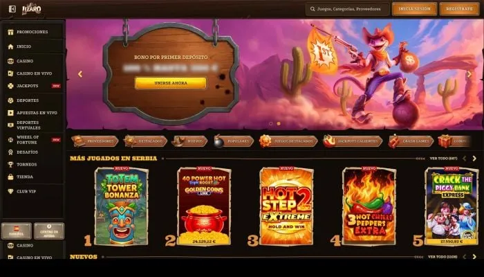Lizaro Casino Review Header