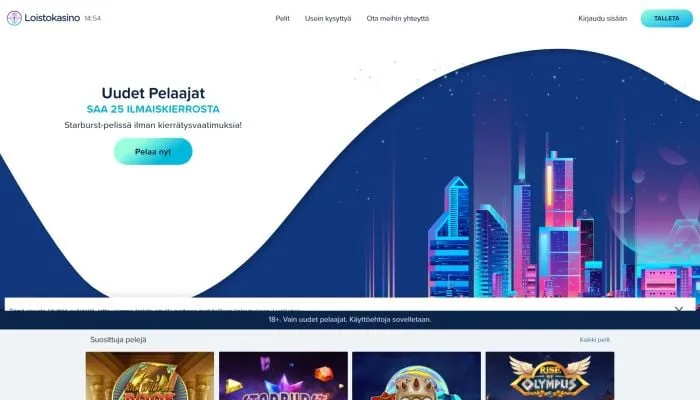 Loistokasino Casino Review Header