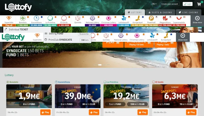 Lottofy Casino Review Header