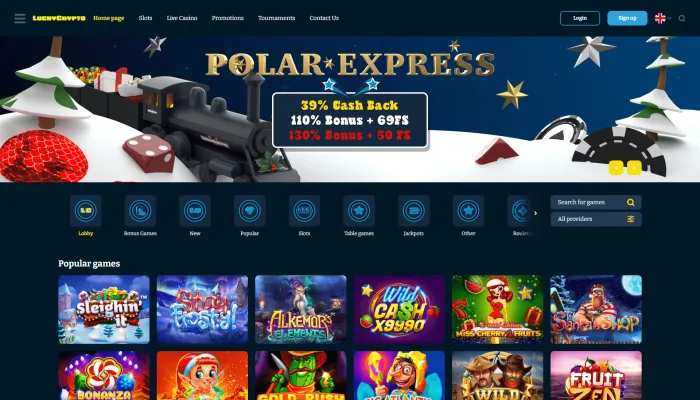 Lucky Crypto Casino Review Header