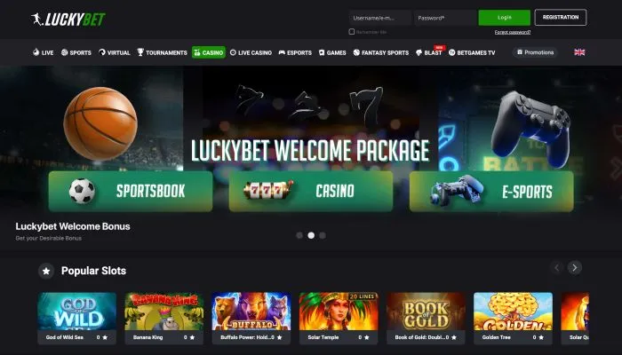 LuckyBet Casino Review Header