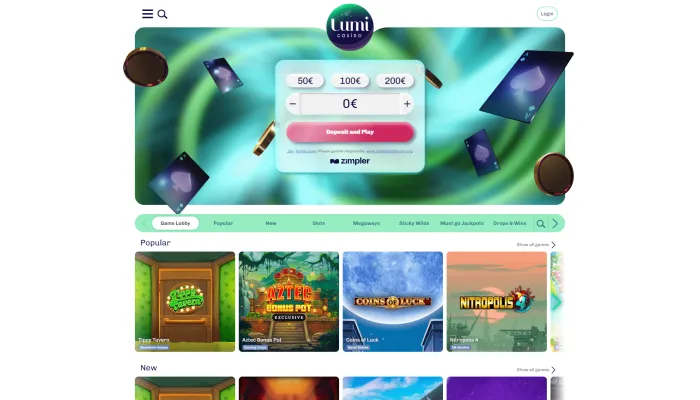 Lumi Casino Review Header