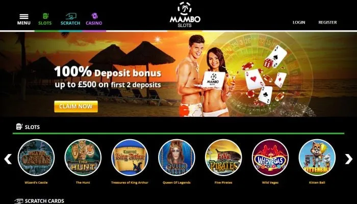 Mambo Slots Casino Review Header
