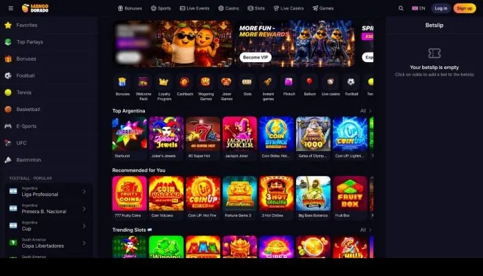 Mango Dorado Casino Review Header