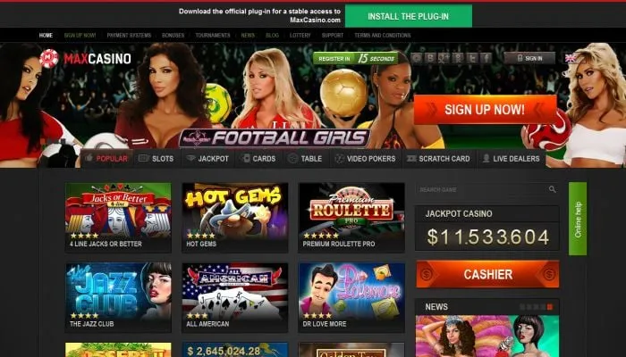 Max Casino Review Header