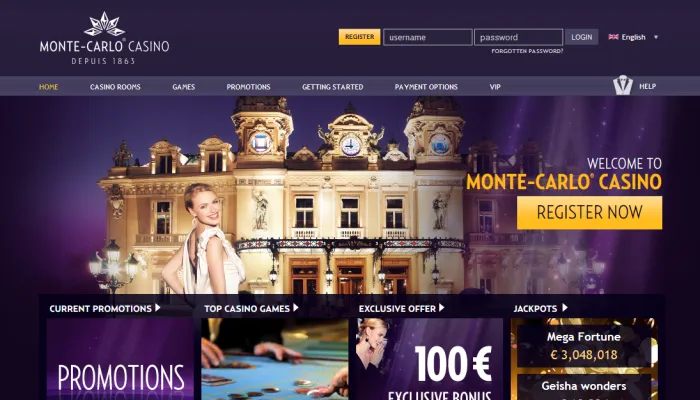 Monte Carlo Casino Review Header