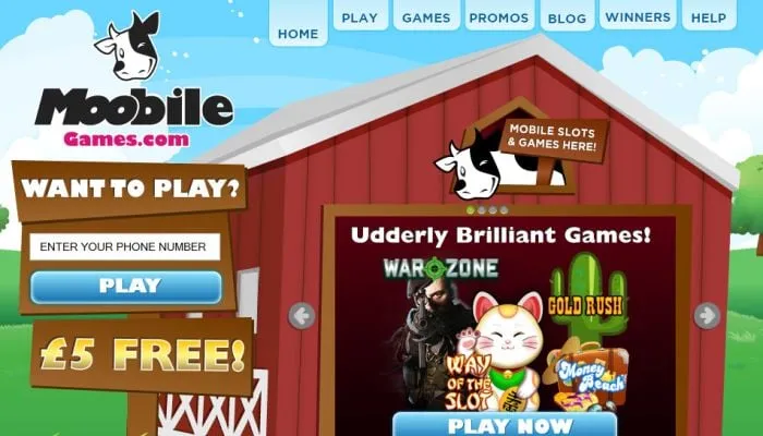 Moobile Games Casino Review Header