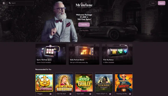 Mr Fortune Casino Review Header