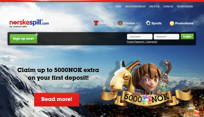 Norskespill Casino Review Header