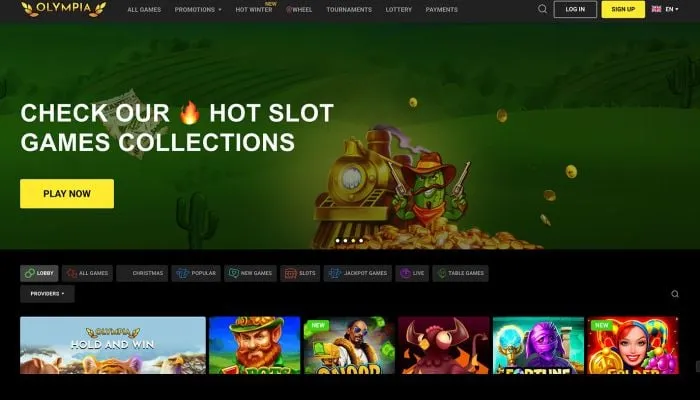 Olympia Casino Review Header