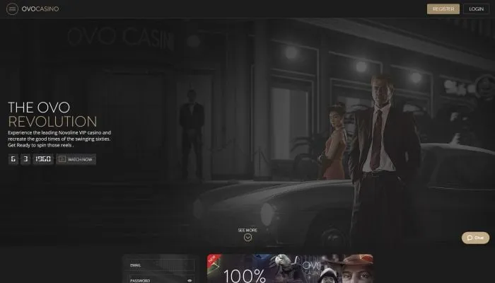 OVO Casino Review Header